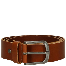 DSTRCT Heren Riem Leer 4 cm Hoog 105 cm Lang Jeans Bruin