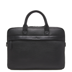Castelijn en Beerens Laptoptas / Aktetas / Werktas 15.6 Inch Leer Onyx Zwart