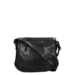 Bear Design Crossbodytas / Schoudertas Dames Leer Miley Zwart