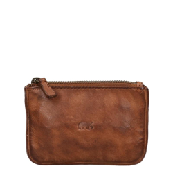 Bear Design Sleuteletui met Rits Dames Leer Timo Bruin