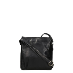 The Monte Crossbodytas / Schoudertas  Dames Leer Miki Zwart