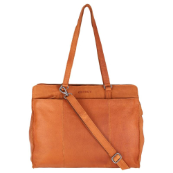 DSTRCT Laptoptas / Werktas  Dames Leer 15 Inch Stoke street Bruin