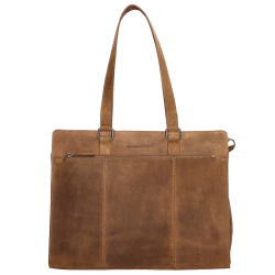 Hide & Stitches Werktas / Laptoptas 15.6 Dames Leer Idaho 