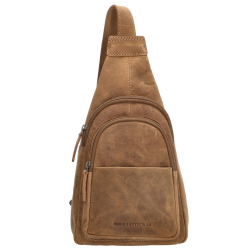 Hide & Stitches Rugzak / Crossbodytas Dames Leer Idaho 