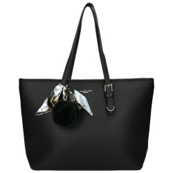Flora & Co Grote Schoudertas / Tas Dames Luna Zwart
