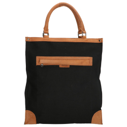 Beagles Boodschappentas / Shopper Met Rits Beagles Zwart