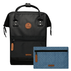 Cabaia Laptoprugzak / Rugtas / Schooltas 14 Inch Adventurer Medium Zwart