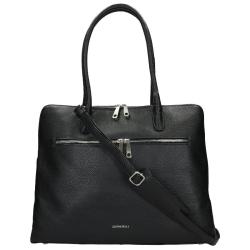 Gigi Fratelli laptoptas / werktas / schoudertas Dames 15 inch leer Romance Zwart