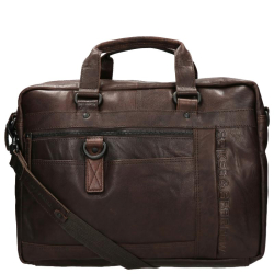 Spikes & Sparrow laptoptas / Aktetas / Werktas 15.6 Inch Leer Viper 