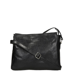 The Monte Crossbodytas / Schoudertas  Dames Leer Shizu Zwart