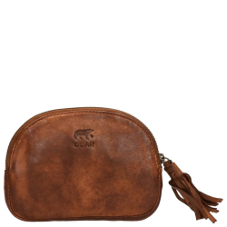 Bear Design Portemonnee Dames Leer Penny Bruin
