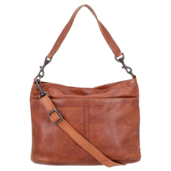 Bear Design Schoudertas / Crossbodytas Dames Leer Angelica Bruin