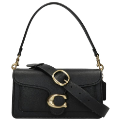 Coach Crossbodytas/Schoudertas Dames Leer Tabby 26 Zwart