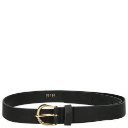 DSTRCT Dames Riem Leer 3  cm Hoog 85 cm Lang Zwart