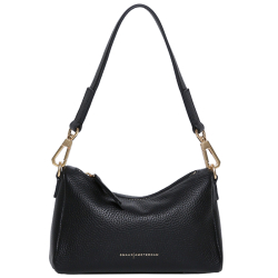 Smaak Amsterdam Schoudertas / Crossbodytas Dames Leer Jack Zwart