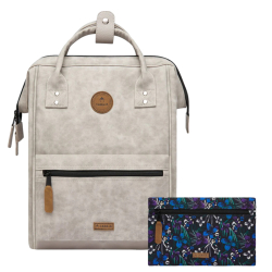 Cabaia Laptoprugzak / Rugtas / Schooltas 14 Inch Adventurer Medium Zilver