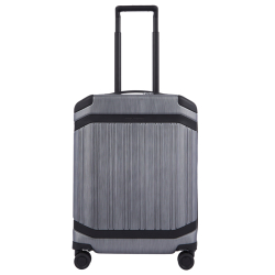 Piquadro Handbagage Koffer / Trolley 55x40x20 cm PQ light Zilver