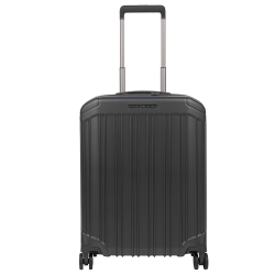 Piquadro Handbagage Koffer / Trolley / Reiskoffer 55x40x20 cm PQ light Zwart