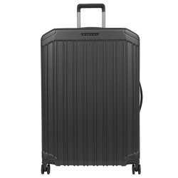 Piquadro Harde Koffer / Trolley / Reiskoffer 75 cm (large) PQ Light Zwart
