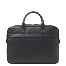 Castelijn en Beerens Laptoptas / Aktetas / Werktas 15.6 Inch Leer Onyx Zwart