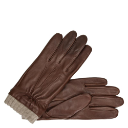 Petit Bois Handschoenen Heren Gevoerd Leer Maat 8.5 Nappa Bruin