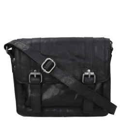 Spikes & Sparrow Schoudertas / Crossbodytas  Dames Leer Ranger Zwart