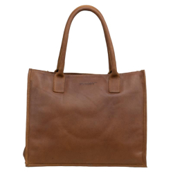 DSTRCT Laptoptas / Werktas / Schoudertas Dames 15 Inch Leer Preston Park Bruin
