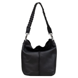 DSTRCT Schoudertas / Crossbodytas Dames Leer Preston Park Zwart