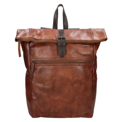 Bear Design Laptoprugzak / Rugtas Leer 15 Inch Rick Bruin