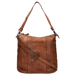 Bear Design Schoudertas / Crossbodytas Dames Leer Natascha Bruin