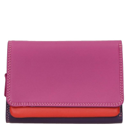 MyWalit Portemonnee / Portefuille Dames  Leer Trifold Grijs