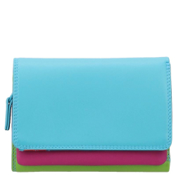 MyWalit Portemonnee / Portefuille Dames  Leer Trifold Groen