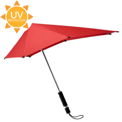 Senz Paraplu / Stormparaplu Opvouwbaar Handmatig Open Stick M Cognac