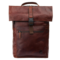 Pylos59 Laptoprugzak / Rugtas / Laptoptas 15 Inch Leer Buff Oily 