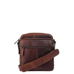 Pylos59 Schoudertas / Crossbodytas Heren Leer Buff Oily 
