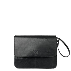 Rise of Rosa Crossbodytas / Schoudertas Dames Leer Brenton Zwart