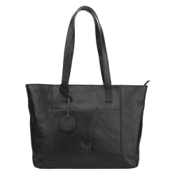 Rise of Rosa Laptoptas / Aktetas / Werktas Dames 14  Inch Leer Brenton Zwart