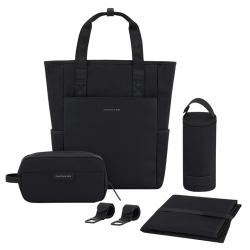Kapten & Son Laptoprugzak / Rugtas / Luiertas 15  Inch Vegan Lindby Zwart
