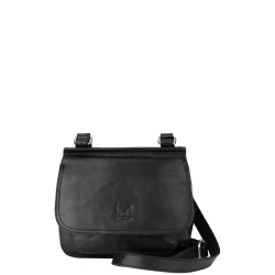 Rise of Rosa Crossbodytas / Schoudertas  Dames Leer Brenton Zwart