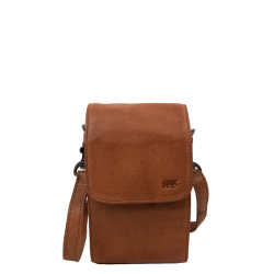 Bear Design Telefoontasje / Schoudertas Dames Leer Robbie 2.0 Bruin