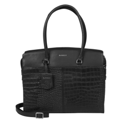 Burkely Laptoptas / Werktas Dames Leer 15.6 Inch Cool Colbie Zwart