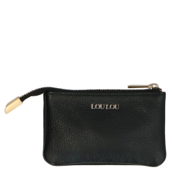 Loulou Essentiels Portemonnee / Portefeuille Dames Leer Petite Camile Zwart