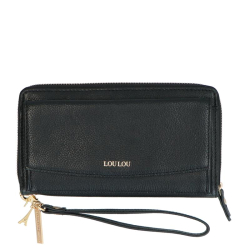 Loulou Essentiels Portemonnee / Portefeuille Dames Leer SLB Zwart