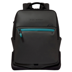 Piquadro Laptoprugzak / Rugtas / Laptoptas 14 Inch Polyester Zwart