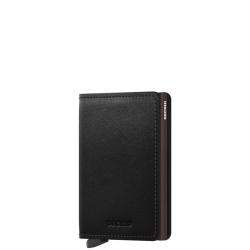 Secrid Pasjeshouder / Kaarthouder Uitschuifbaar RFID Leer voor pasjes en briefgeld Slimwallet Original Zwart