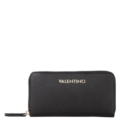 Valentino Bags Portemonnee / Portefeuille Dames met rits Zero Re Zwart
