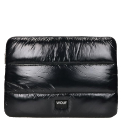 Wouf Laptophoes / Laptop Sleeve 13 inch Glossy Zwart