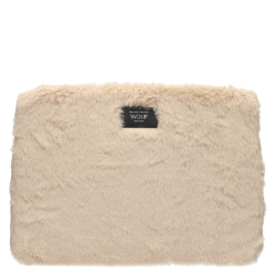 Wouf Laptophoes / Laptop Sleeve 13 inch Faux Fur Cognac