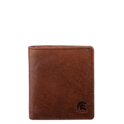 Pylos59 Portemonnee / Portefeuille Heren Billfold RIFD Leer Brenton Bruin
