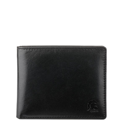 Pylos59 Portemonnee / Portefeuille Heren Billfold RIFD Leer Brenton Zwart